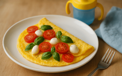 Jak zrobić omlet caprese dla dziecka w kilka minut