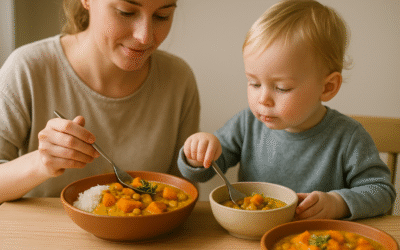 Rodzinne Curry z Batata i Ciecierzycy dla Małych Smakoszy