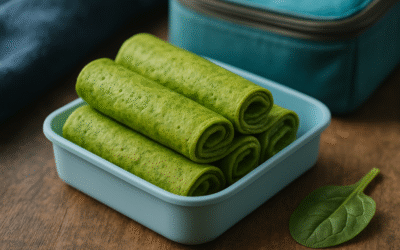 Naleśniki szpinakowe Shrek do lunchboxu idealne dla dzieci