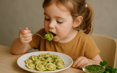 Pyszne Mini Pierożki z Pietruszkowym Pesto dla Dzieci