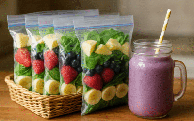 Smoothie Packs do Zamrożenia Idealne na Szybkie Śniadanie dla Dzieci