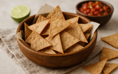 Zdrowe Tortilla Chipsy Domowe Bez Tłuszczu