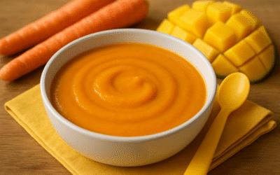 Pyszna Zupa Krem z Marchewki i Mango dla Dzieci