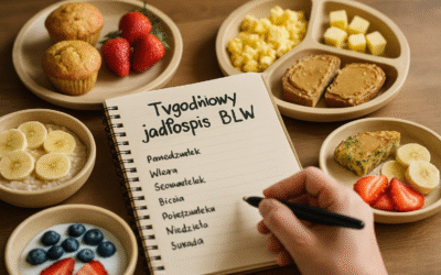 Tygodniowy jadłospis BLW dla 18-miesięcznego dziecka na szybkie śniadania