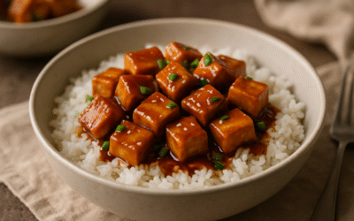 Pyszne Tofu Teriyaki z Ryżem, które Pokochają Dzieci