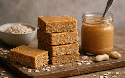 Jak zrobić pyszne batoniki owsiane z masłem orzechowym bez pieczenia
