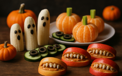 Halloweenowe Przekąski Strasznie Zdrowe dla Dzieci