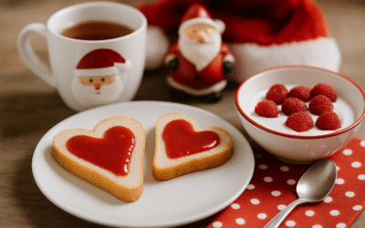 Mikołajkowe Śniadanie w Czerwono-Białych Kolorach