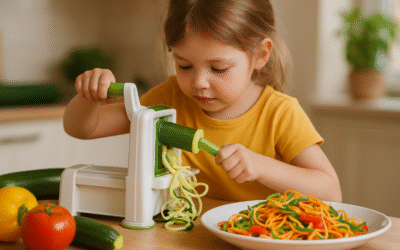 Pyszny Makaron z Warzyw dla Dzieci dzięki Przystawce Spiralizer