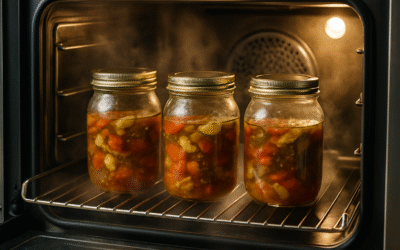 Jak pasteryzować słoiki w piekarniku parowym w bezpieczny sposób