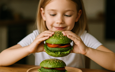 Zielone hamburgery jako zdrowa alternatywa dla dzieci