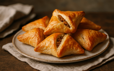 Kapuśniaczki z ciasta francuskiego prosto i szybko