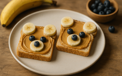 Misiowe Kanapeczki – Kreatywne Śniadanie dla Dzieci