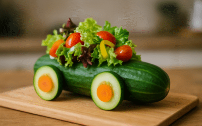 Kreatywne Sałatkowe Autko – Pyszny Przepis dla Dzieci